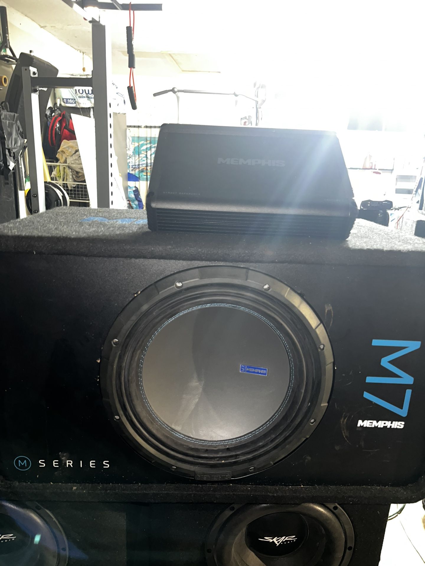 Memphis 12” Sub With Matching Box And Amp 