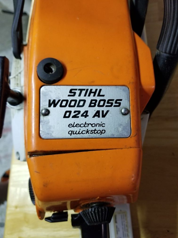 024 av stihl chainsaw. Wood boss for Sale in Joint Base LewisMcChord