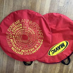 2 mavic wheel bags for bike wheels