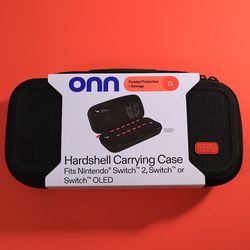 Nintendo Switch 2, Switch & OLED Hardshell Padded Carrying Case with 12 Game card slots & Zippered Mesh pocket - BRAND NEW!!