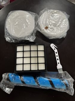 AZ2002 Filter Replacement for Shark Vertex Upright Vacuum AZ2002 AZ2000 AZ2000W Shark Vertex DuoClean PowerFin Acessories, 2 Post-Motor Filters, 4 Foa