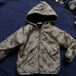 Toddler Boy Dinosaur Jacket Size 3T