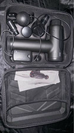 Massage Gun + Full Kit & Case