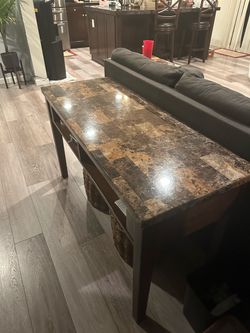 Sofa and sofa table