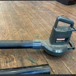 Craftsman electric leaf blower with bag and attachments