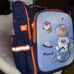 Maod Toddler Backpack Boys Girls Kids Elementary School Blue Orange Super Cute!