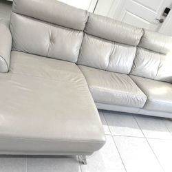 Leather Sectional Sofa 