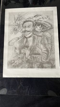 Rare Ellen Powell Tiberino Signed Print