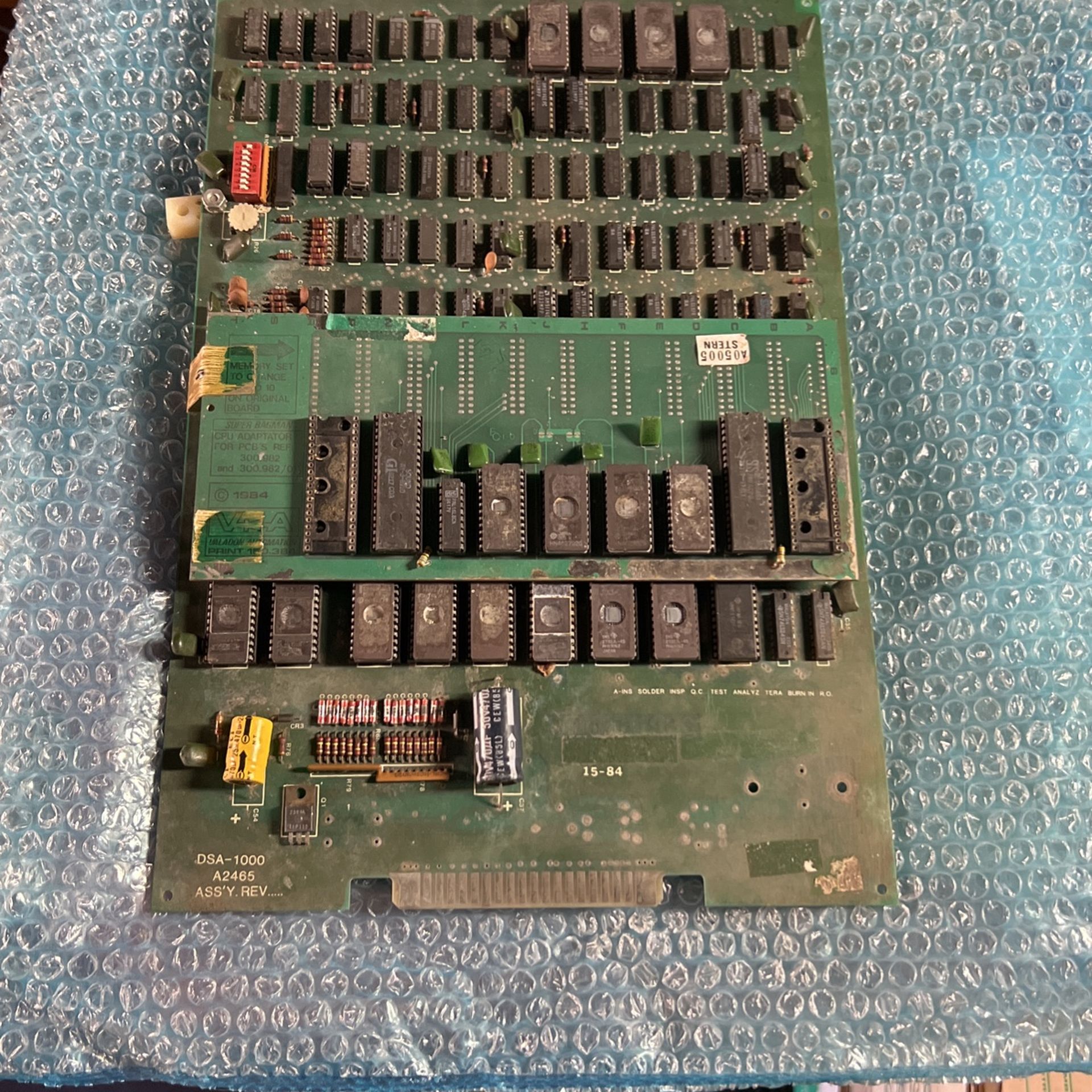 Not Working Super Bagman Stern Arcade Video Game PCB Board B31