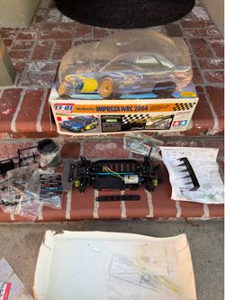 Tamiya TT-01 RC Car AWD 4WD 2004 Impreza WRC Chassis Body Kit