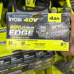 Ryobi 40v Edge Battery 