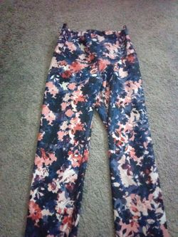 floral pants leggings