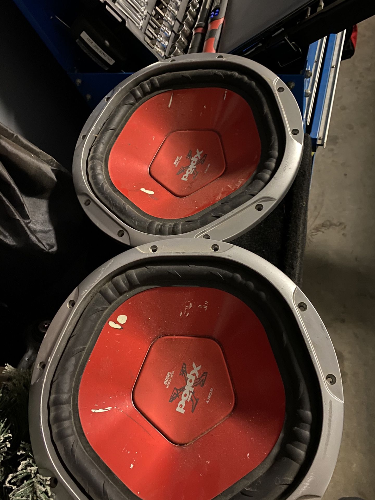 2 12in Xplod Subwoofers