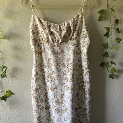 Floral Tight Dress 