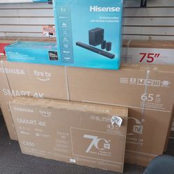 TV'S  43" Inch, 65"inch And 75"inch Brand New Availabile On Payment Plan Option 