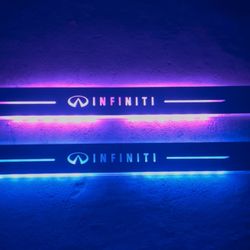 🌈 2 Infiniti Magnetic LED Door Sills – Multi-Color Lights