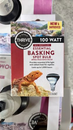 Basking Light and two Unused Reptile Dome Lamps