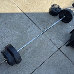 Weight Bar And Weights 