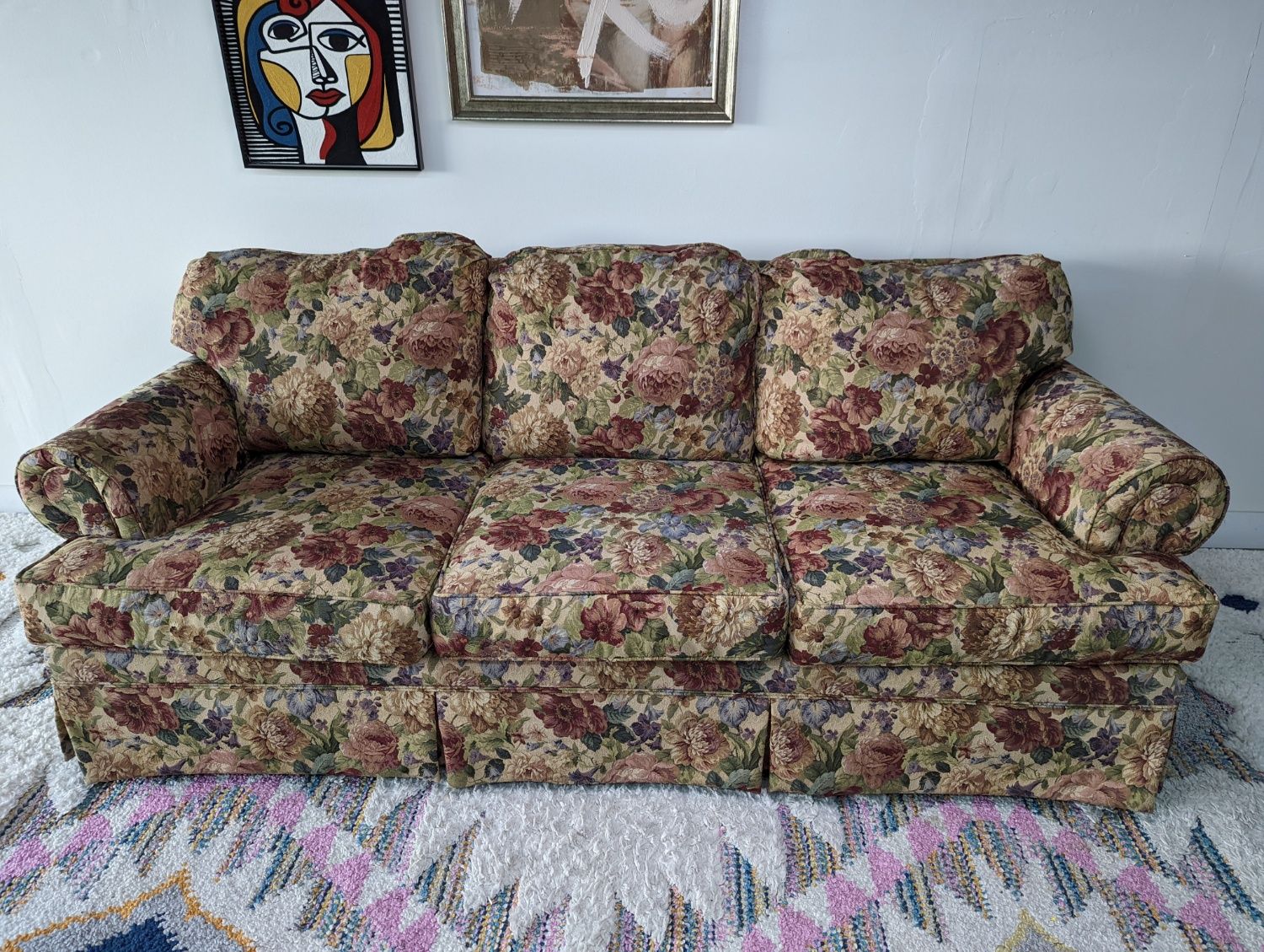 Broyhill Floral Sofa