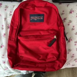 Red Jansport Backpack