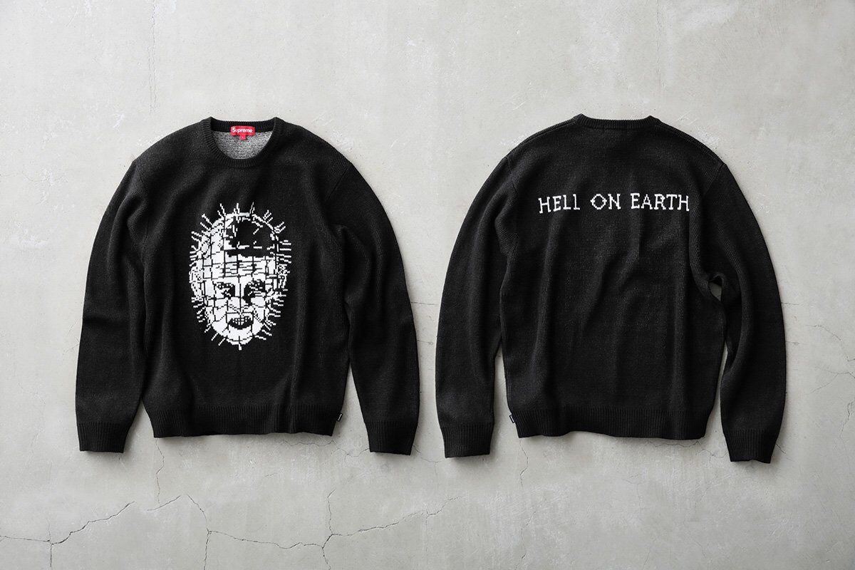 Brand NEW Supreme SS2018 Hellraiser Crewneck Sweater - Medium