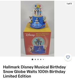 100th Anniversary Disney Water Globe