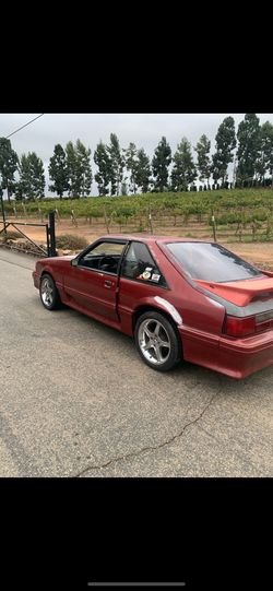 1989 Ford Mustang. 5 speed  stick shift