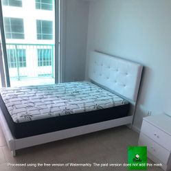 Camas y colchones con box spring Queen 