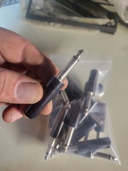6.35mm Mono TS Jack Connectors Bulk Lot