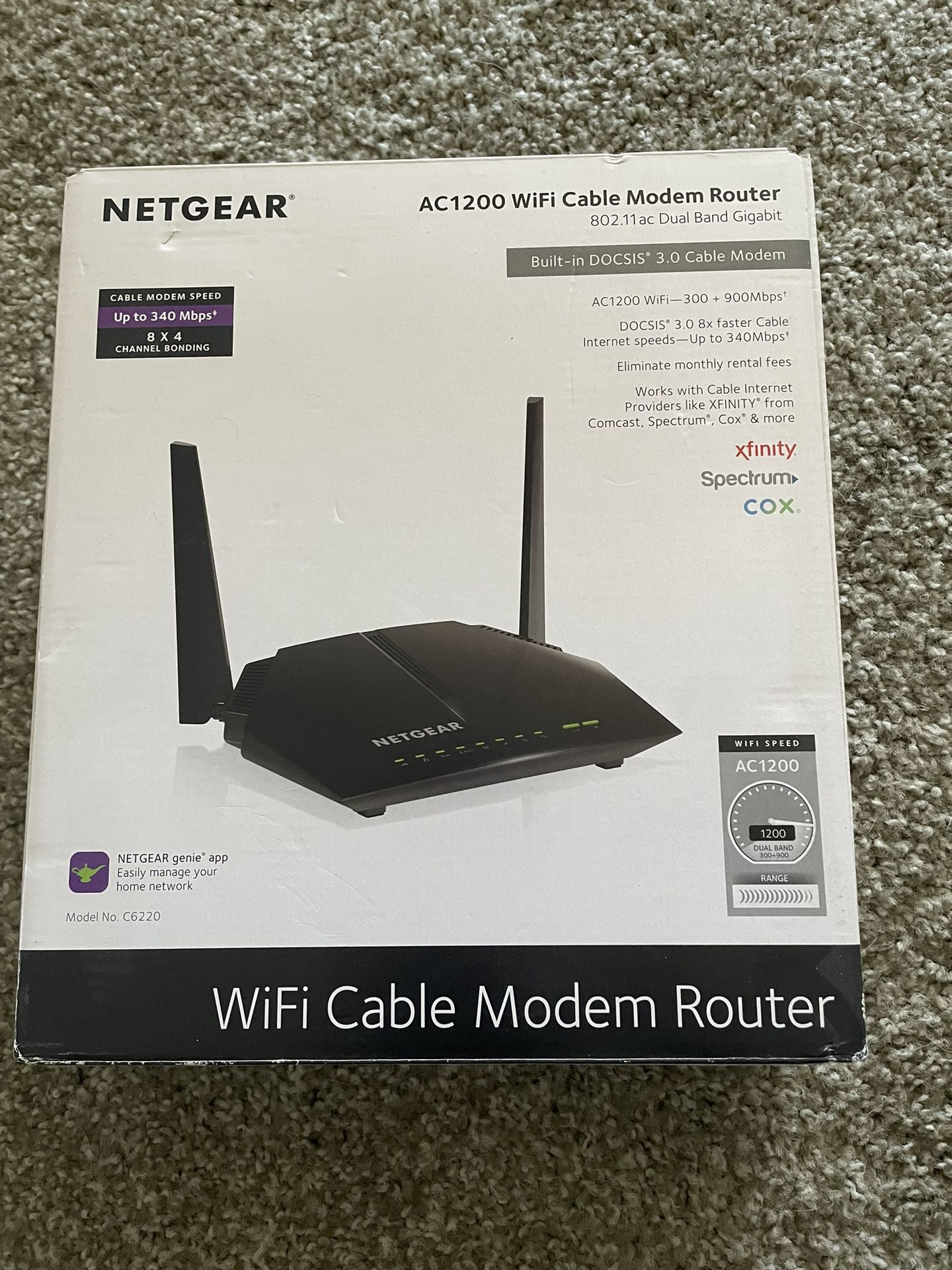 Netgear AC1200 Cable Modem Router