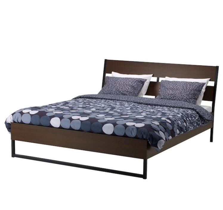 Queen bed frame from ikea