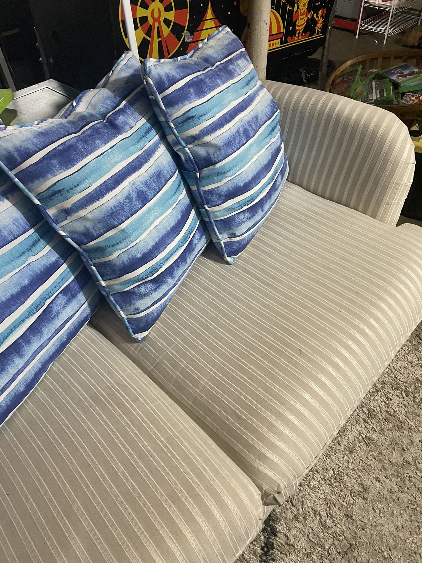 Deep Sofa With Pillows