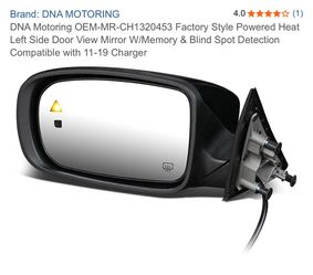 OEM Dodge Charger Mirror