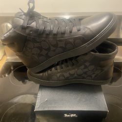 Coach “Black” Men Size 12