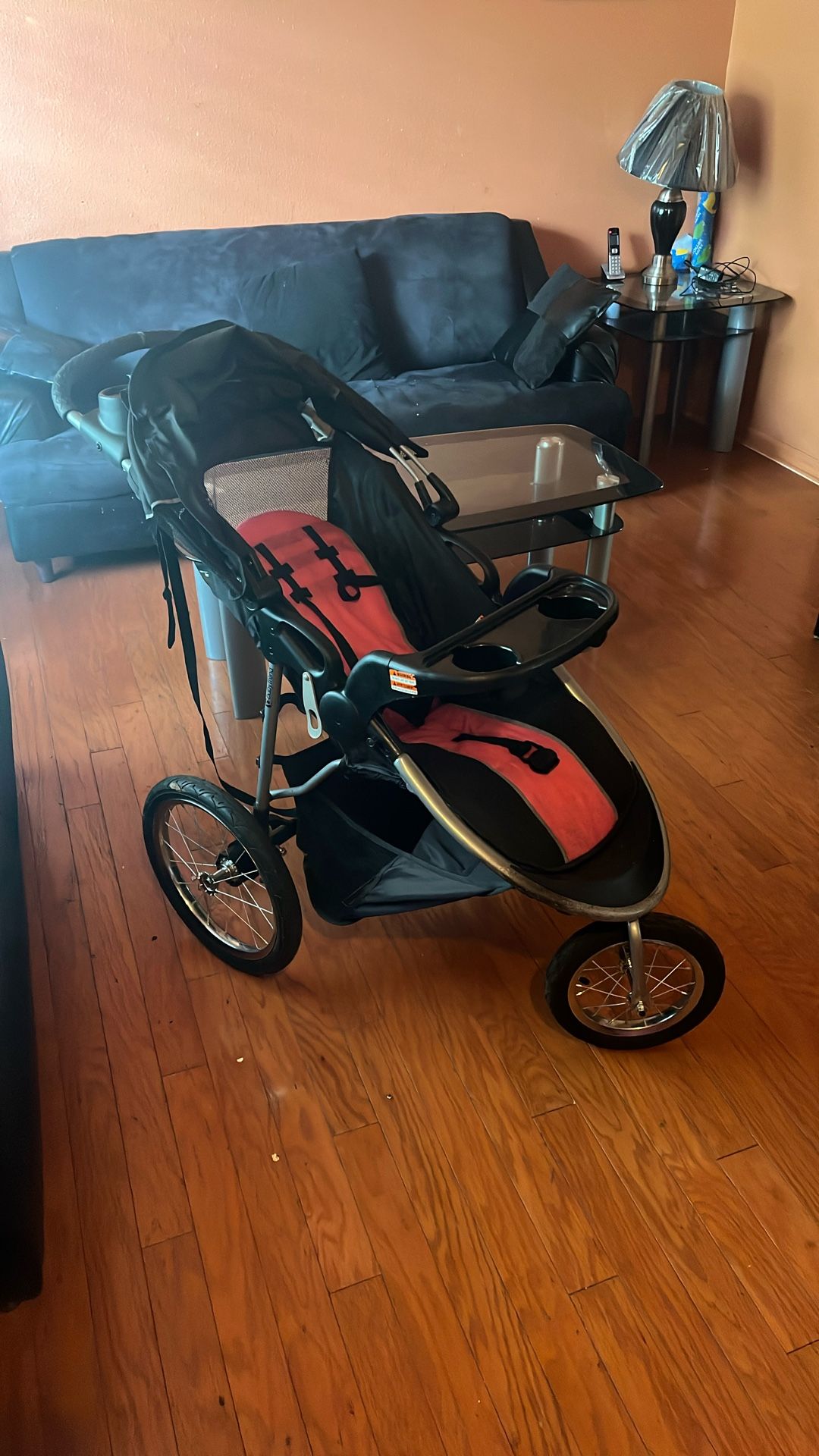 Babytrend Pink And Black Stroller