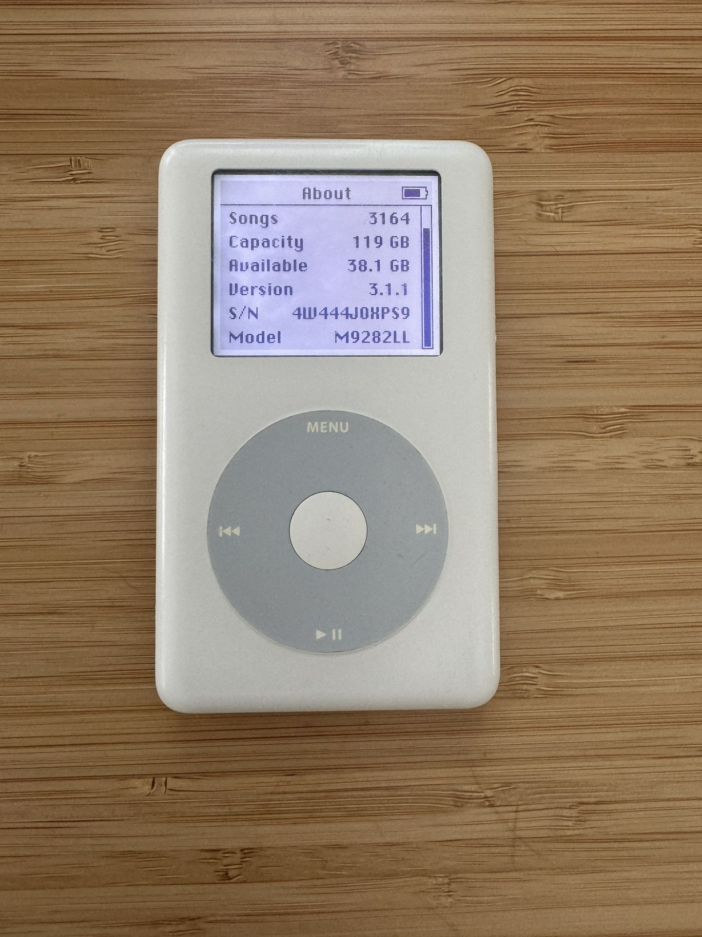 Apple iPod Classic 4th Gen - Modded 128GB +New Battery