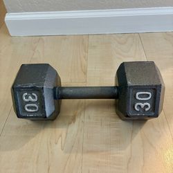 Dumbell - 30 LB. Cap in good condition-