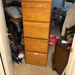 Oak File Cab