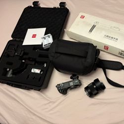 Sony camera A6500 Bundle with Camera equipment.