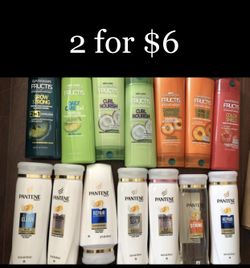 Pantene or Garnier Fructis Shampoo & Conditioner Mix lot: 2 for $6