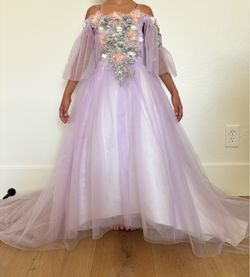 Girls 8/10 Pageant semi glitz dress