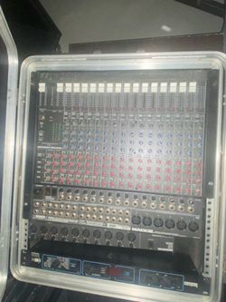 Mackie 1604-VLZ Pro 16-Channel Analog Mixer w/ Heavy-Duty Flight Case – Tested