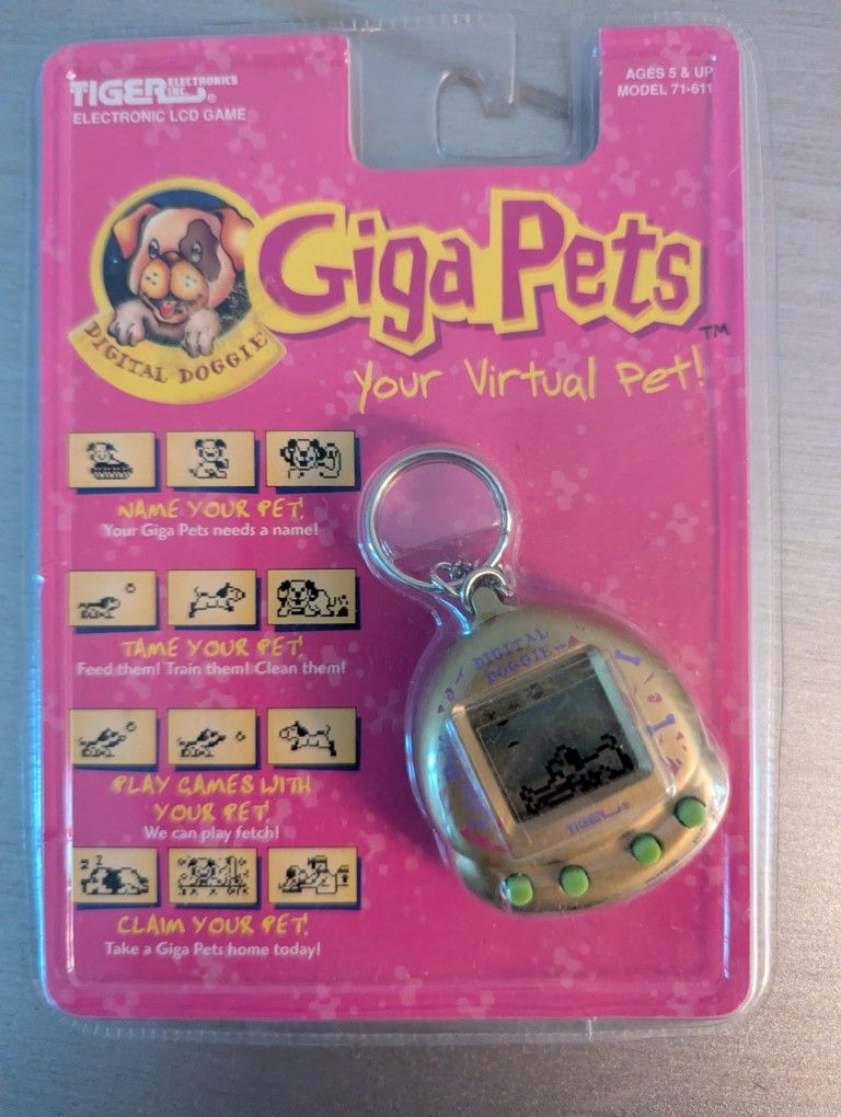 Vintage 90's NIP Giga Dog Pet