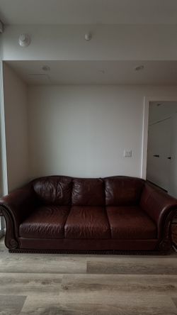 Leather sofa