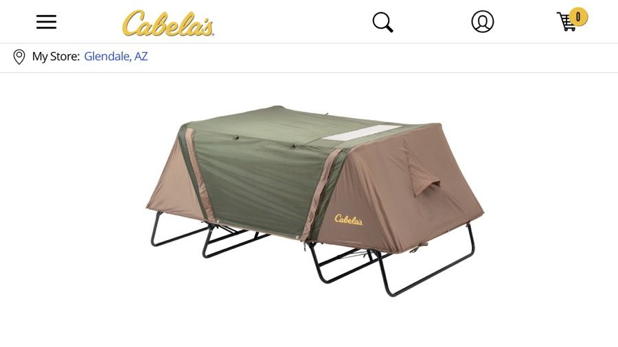 Cabela's Double Deluxe Tent Cot for Sale in South Gate, CA OfferUp