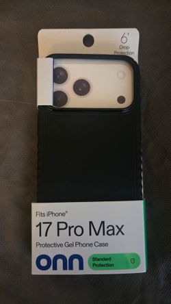 Onn iPhone 17 Pro Max Protective Gel Case