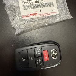 NEW Toyota Key Fob 5 Buttons 04002 -99191