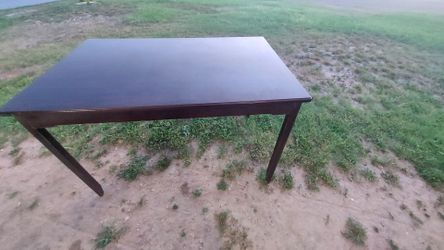 Wooden desk