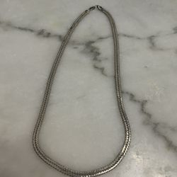 Silver Italian Necklace 