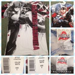 2 T-Shirts Captain America & Thor Unique! Brand new!